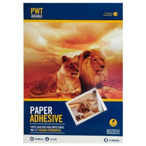 PWT Papel Glossy Adhesivo 135Grs.