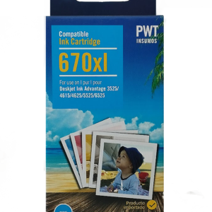 Cartucho Alternativo Hp 670XL  Cian