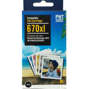 Cartucho Alternativo Hp 670XL  Negro