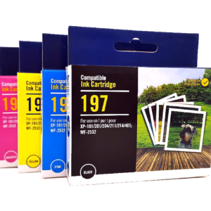 Pack Cartuchos Alternativos Epson 197/196x4