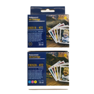 Pack Cartuchos Alternativos Hp21-22xl-X2