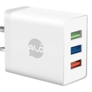 CARGADOR ALO POWER 15W CABLE FLASH TYPE-C BLANCO (8020)