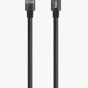 CABLE FOXBOX USB PRISM PRO TYPE-C A LIGHTNING NEGRO 2M (6981)