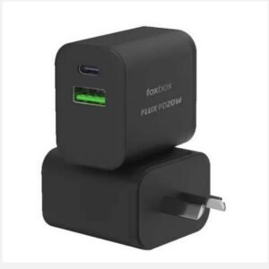 CARGADOR FOXBOX FLUX 20W NEGRO (7990)