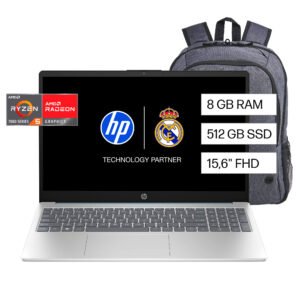 NOTEBOOK HP 15-FC0251LA R5-7520U 8GB 512GB 156 FHD W11HSL (B9TP2LAAC8) MOCHILA HP PRELUDE