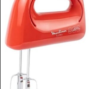 BATIDORA DE MANO MOULINEX FACILITA - 400W 3 VEL ROJA (HM1535A0)