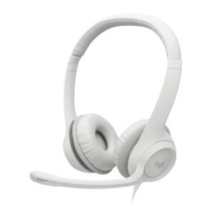 AURICULAR CMIC LOGITECH CLEAR CHAT COMFORT USB H390 WHITE(PN 981-001285)