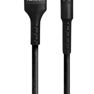 CABLE FOXBOX ROUND PRO LIGHTNING A TYPE-C NEGRO 125M (7431)