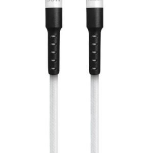 CABLE FOXBOX ROUND PRO TYPE-C A TYPE-C BLANCO 125M (7432)