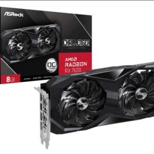 PLACA ASROCK RADEON RX7600 CHALLENGER 8GB OC (90-GA41ZZ-00UANZ)